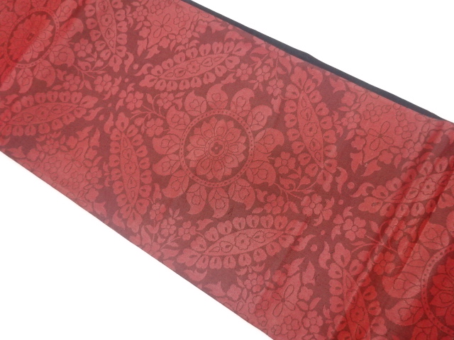 華紋模様織出し袋帯